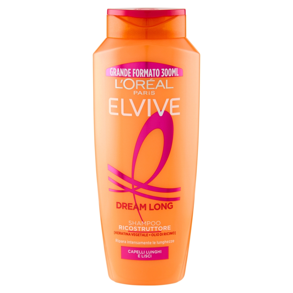 Elvive Dream Long Shampoo Ricostruttore, per Capelli Lunghi e Lisci, 300 ml